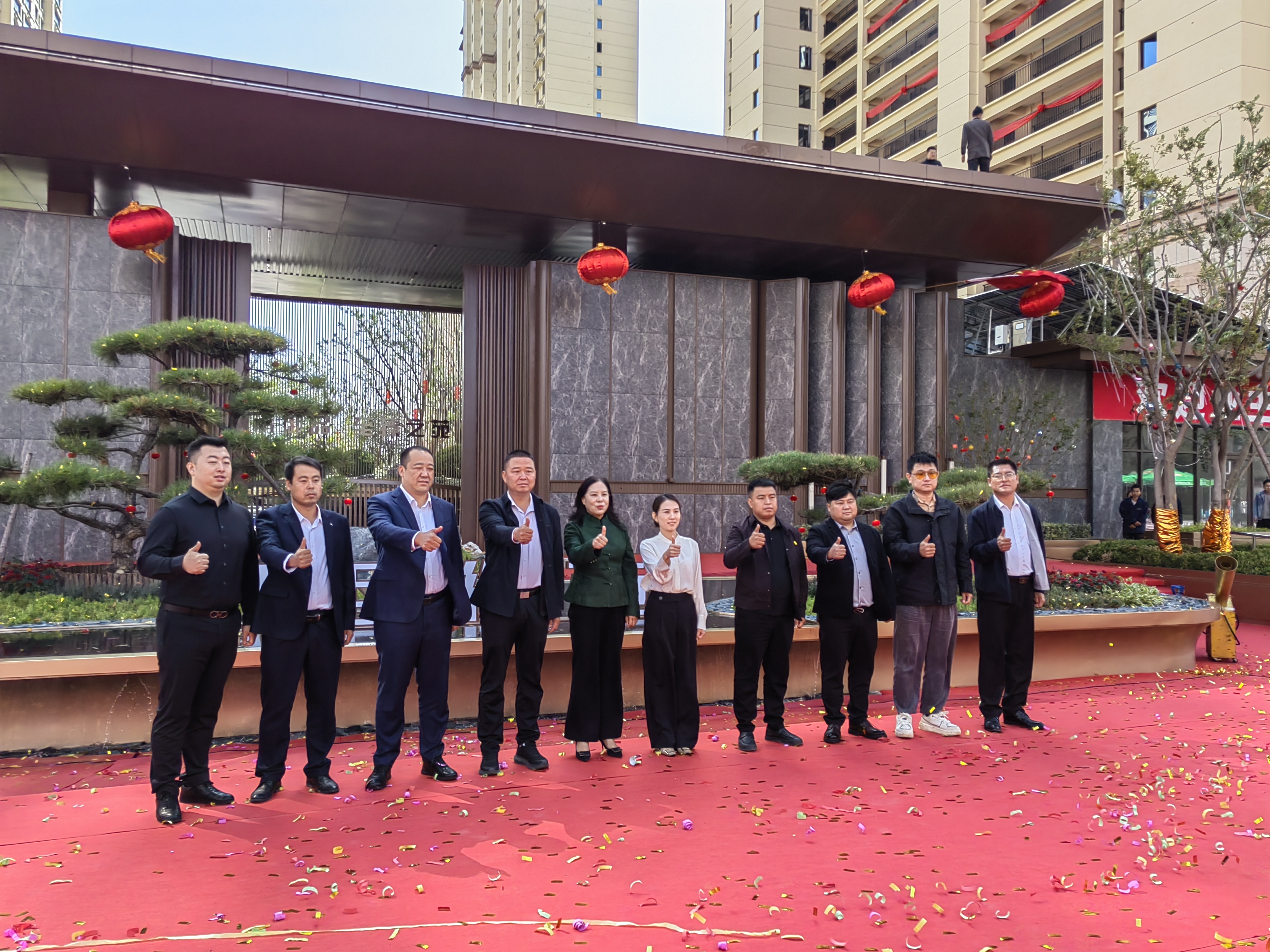 临汾功臣御苑三期一年零四个月竣工,交付现场举办七天的烧烤盛宴