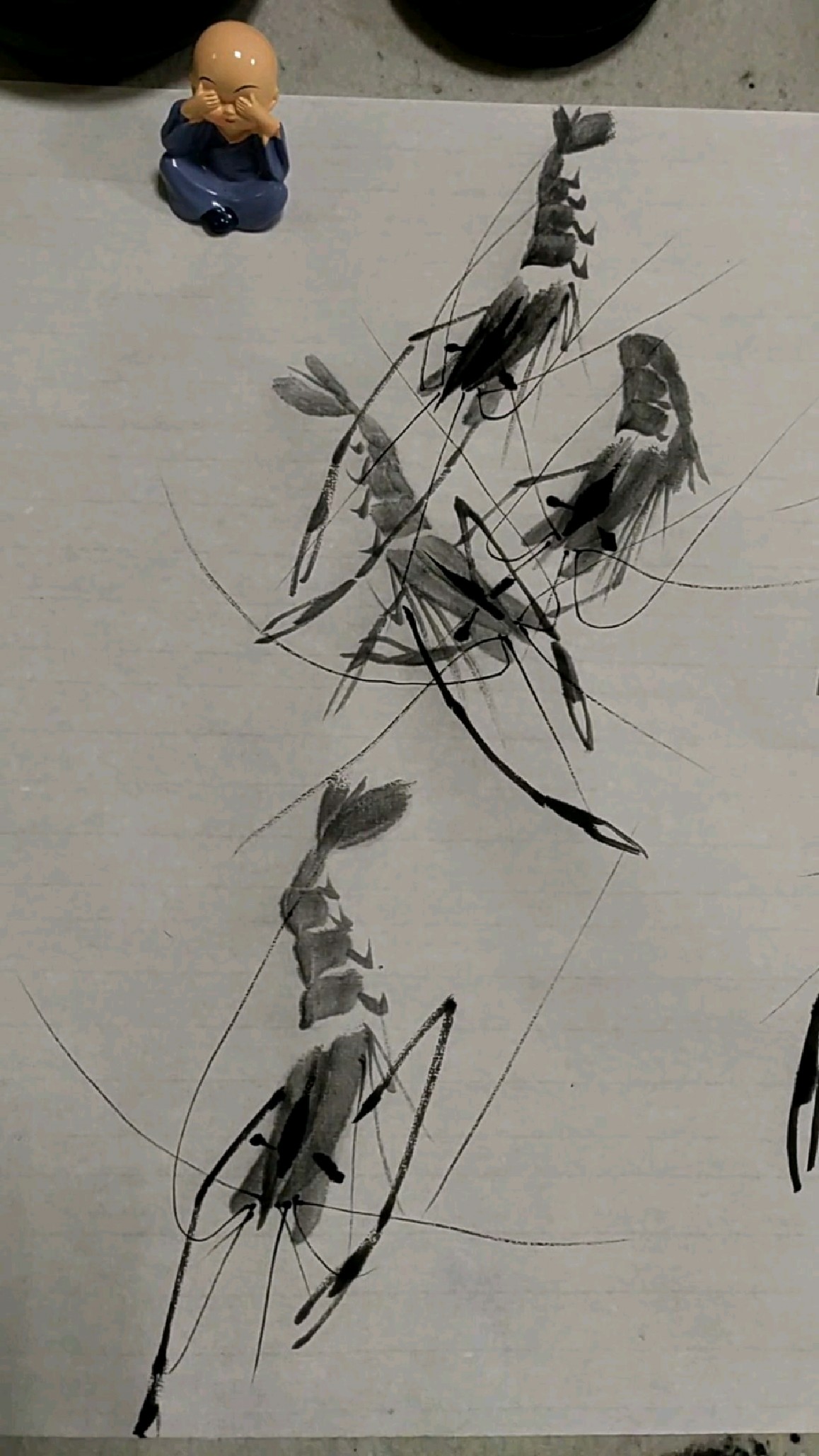 写意虾的画法《五三八》