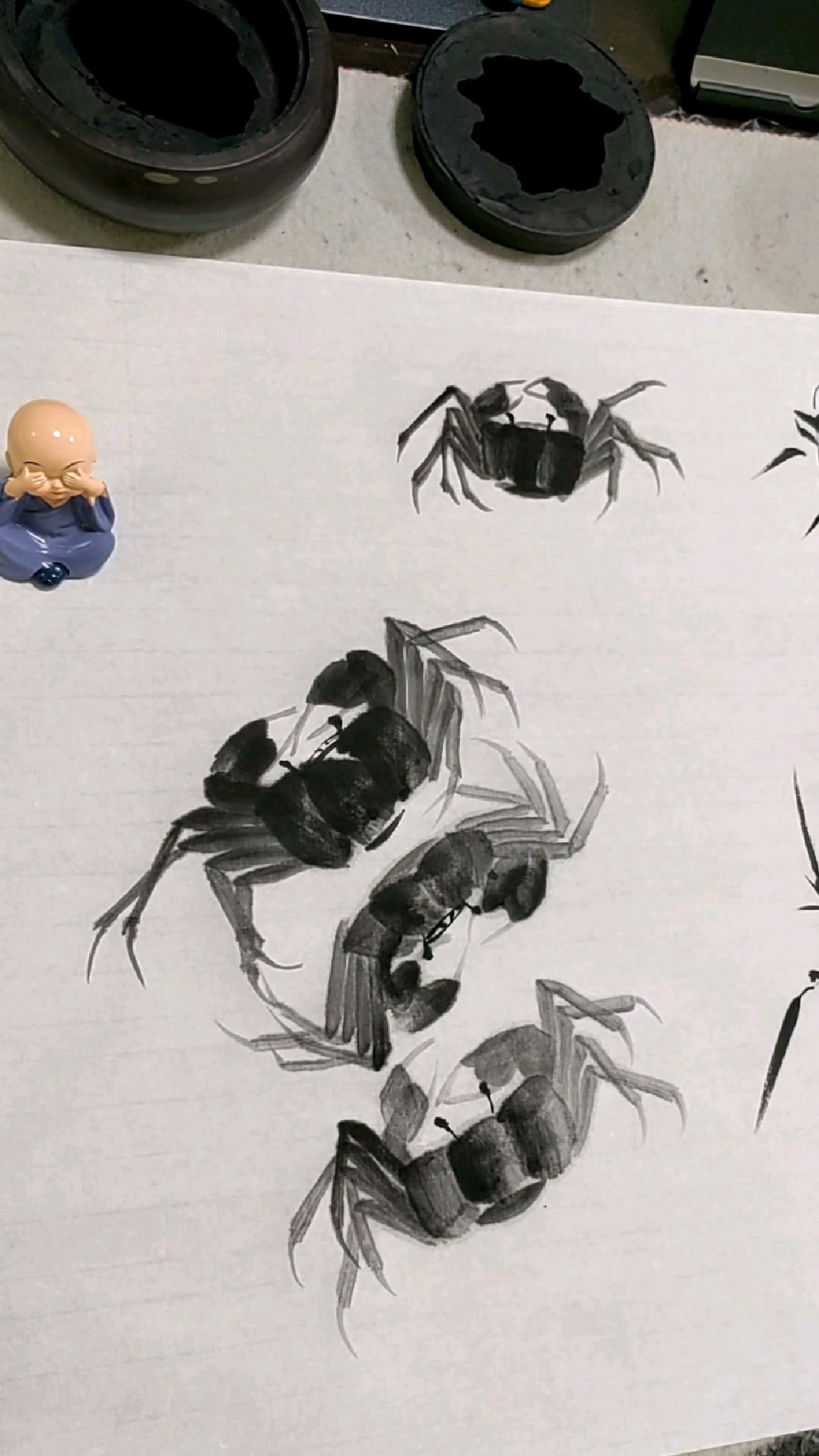 写意蟹的画法《四十三》