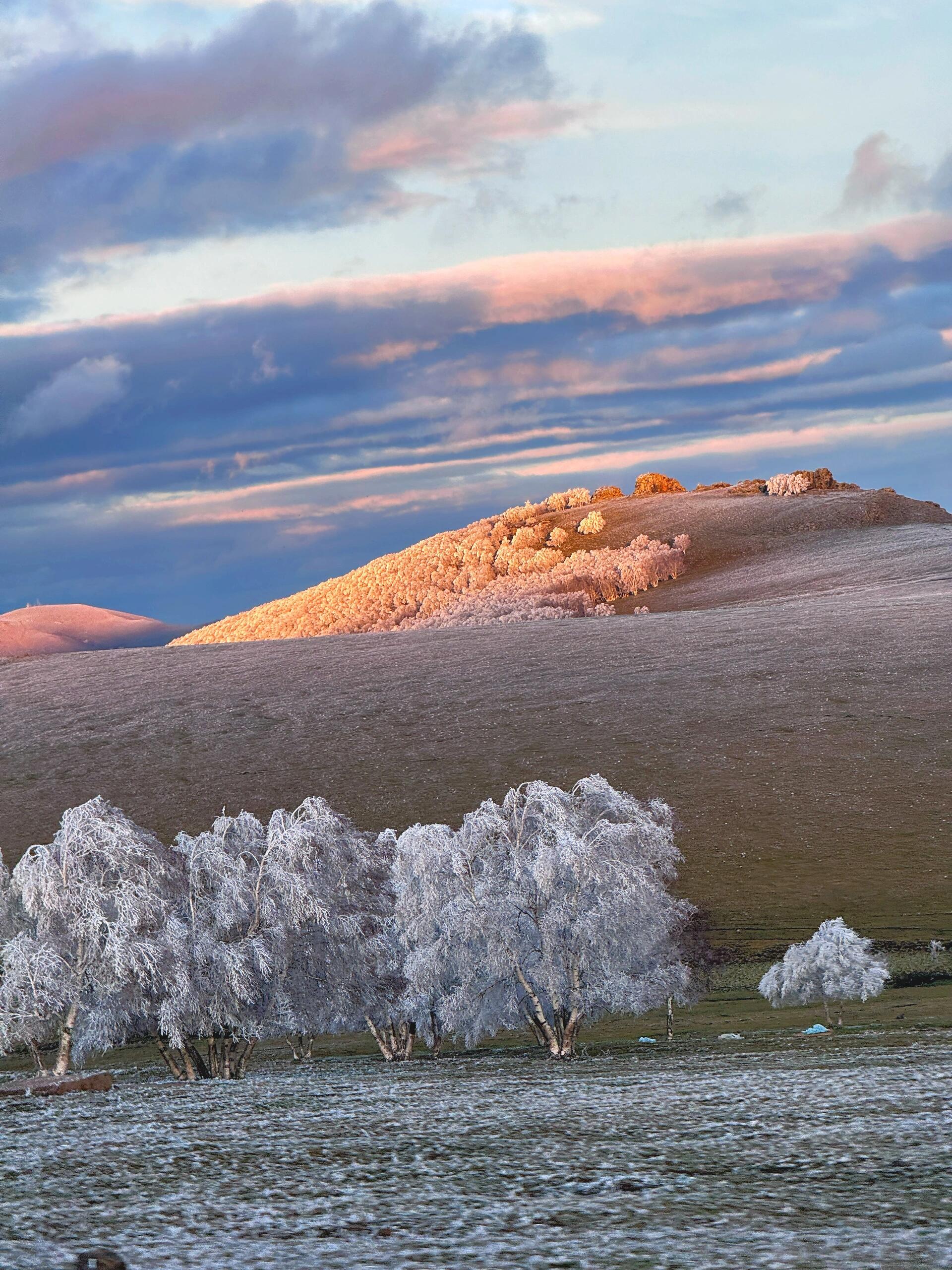 9月30日的热阿线,克旗黄岗梁树挂奇观!