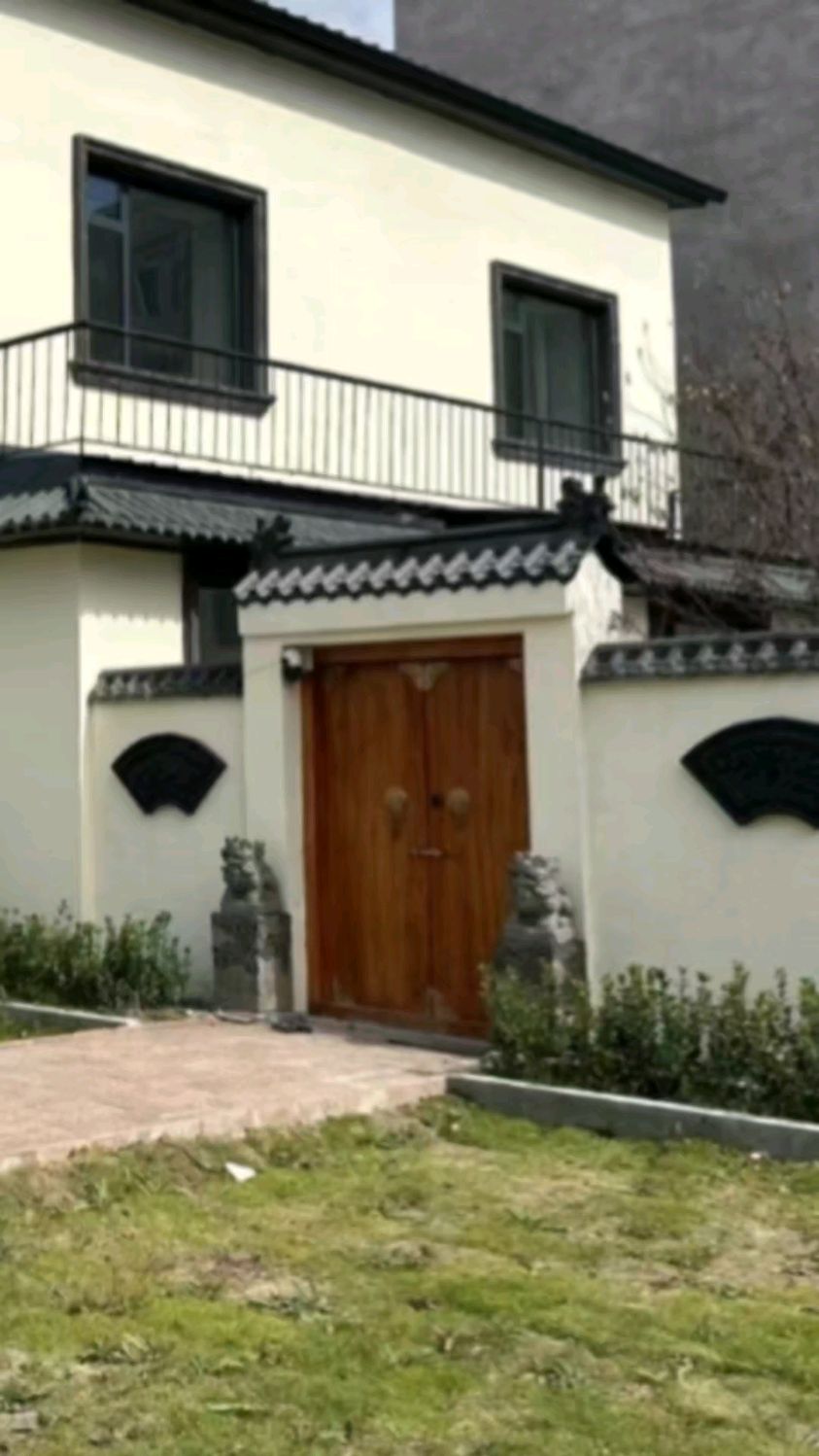 中式仿古四合院别墅门庭院大门农村自建房实木大门