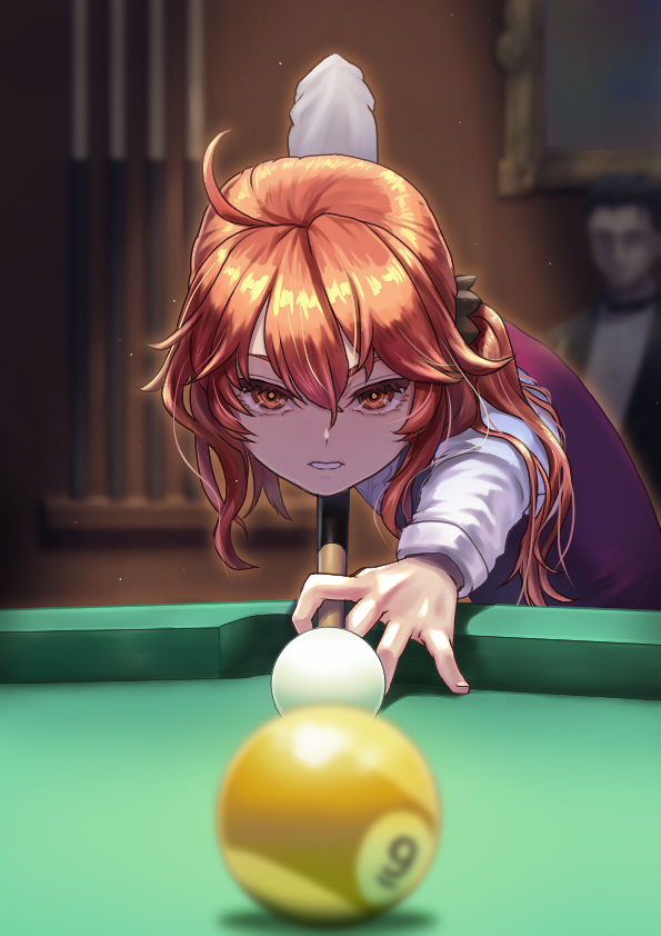 喜欢打台球的大小姐#二次元# #动漫#  画师:いまり千歌