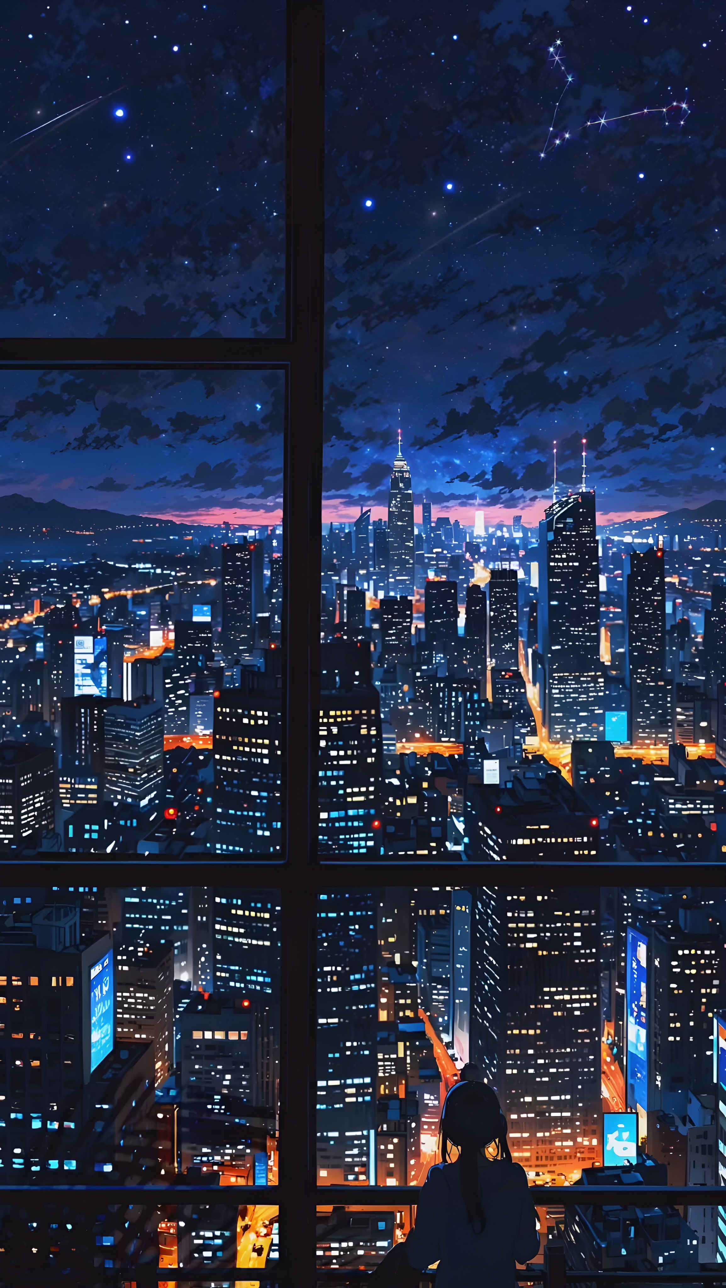 卡通风格城市壁纸,4k高清#换壁纸开心# #手机壁纸