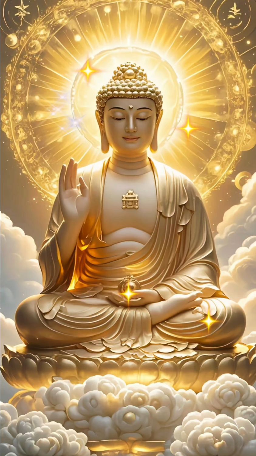 施主阿弥陀佛好运