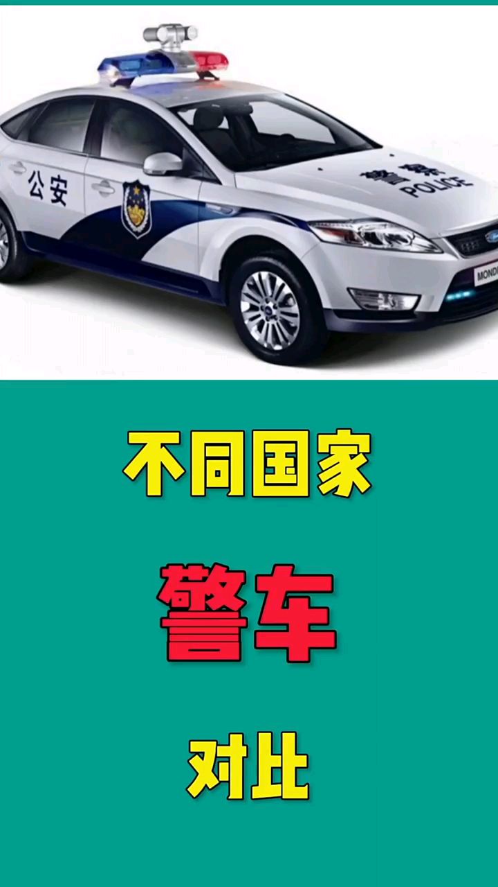 不同国家警车对比