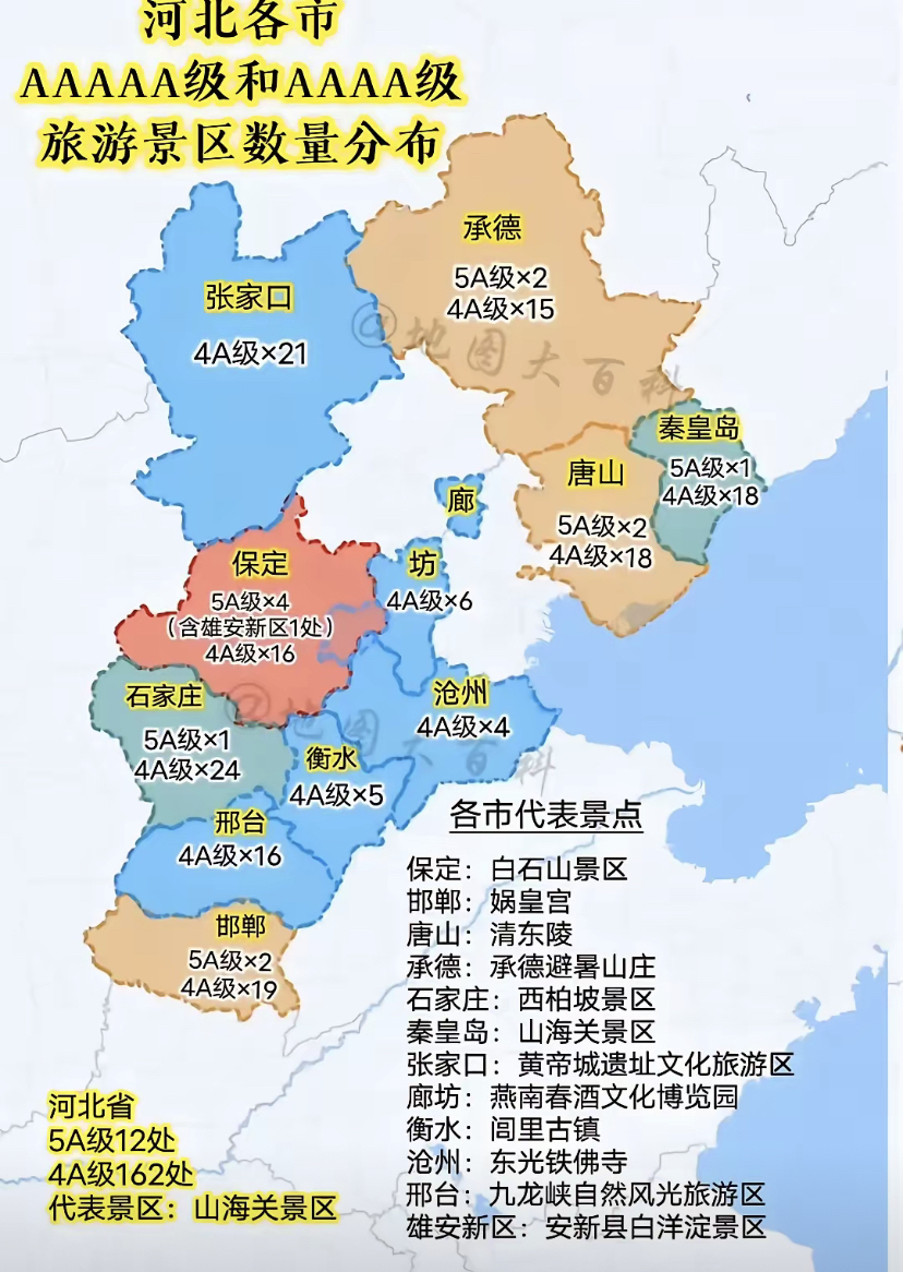 河北5a景区分布图河北旅游地图河北省旅游地图白洋淀属于河北省哪个