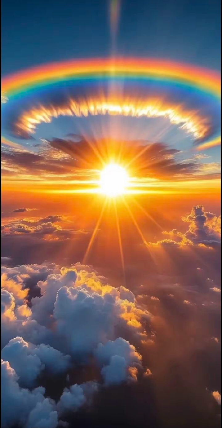 美图分享:霞光万道,云卷云舒