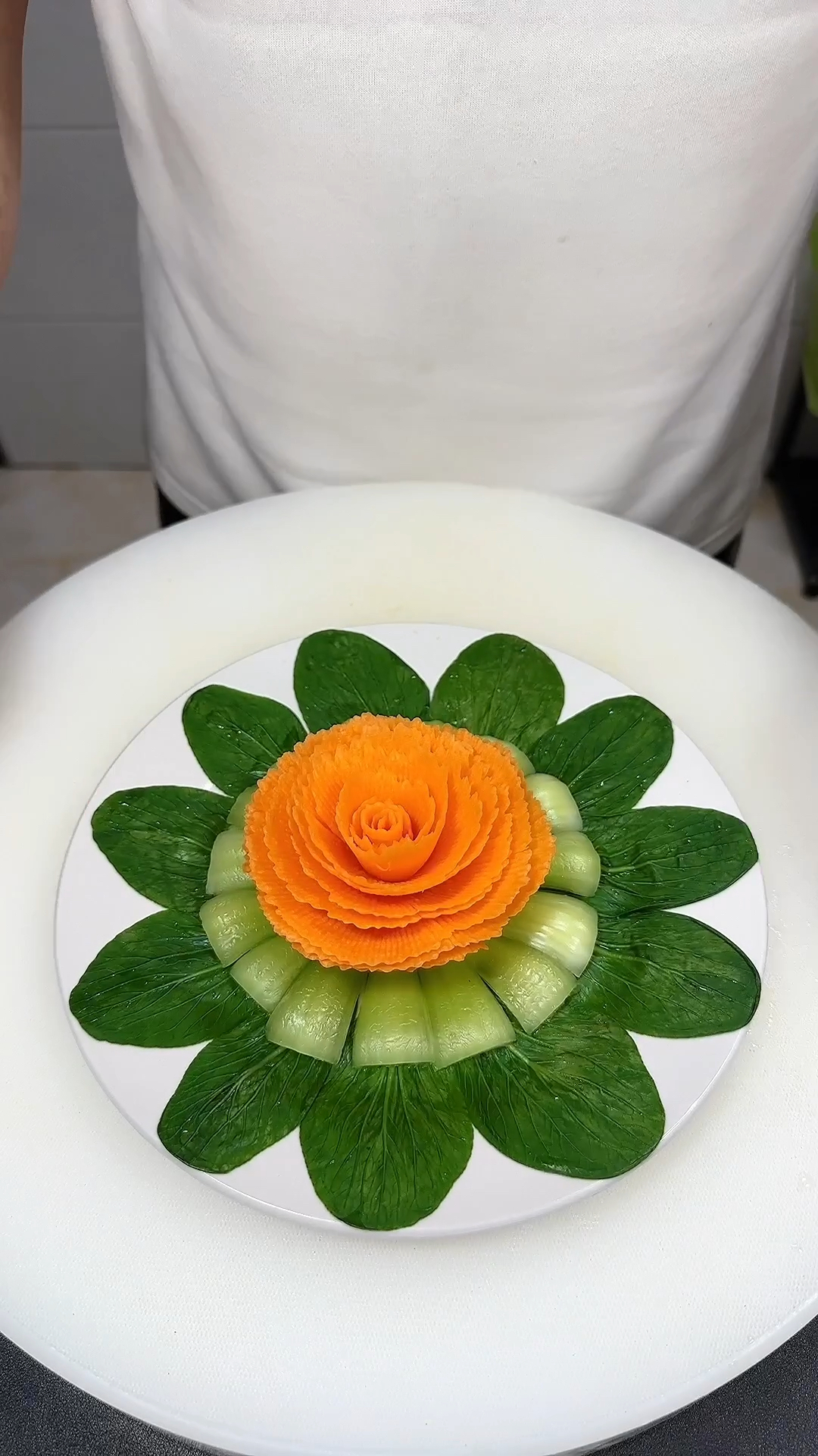 最美的蔬菜摆盘,你学会了吗