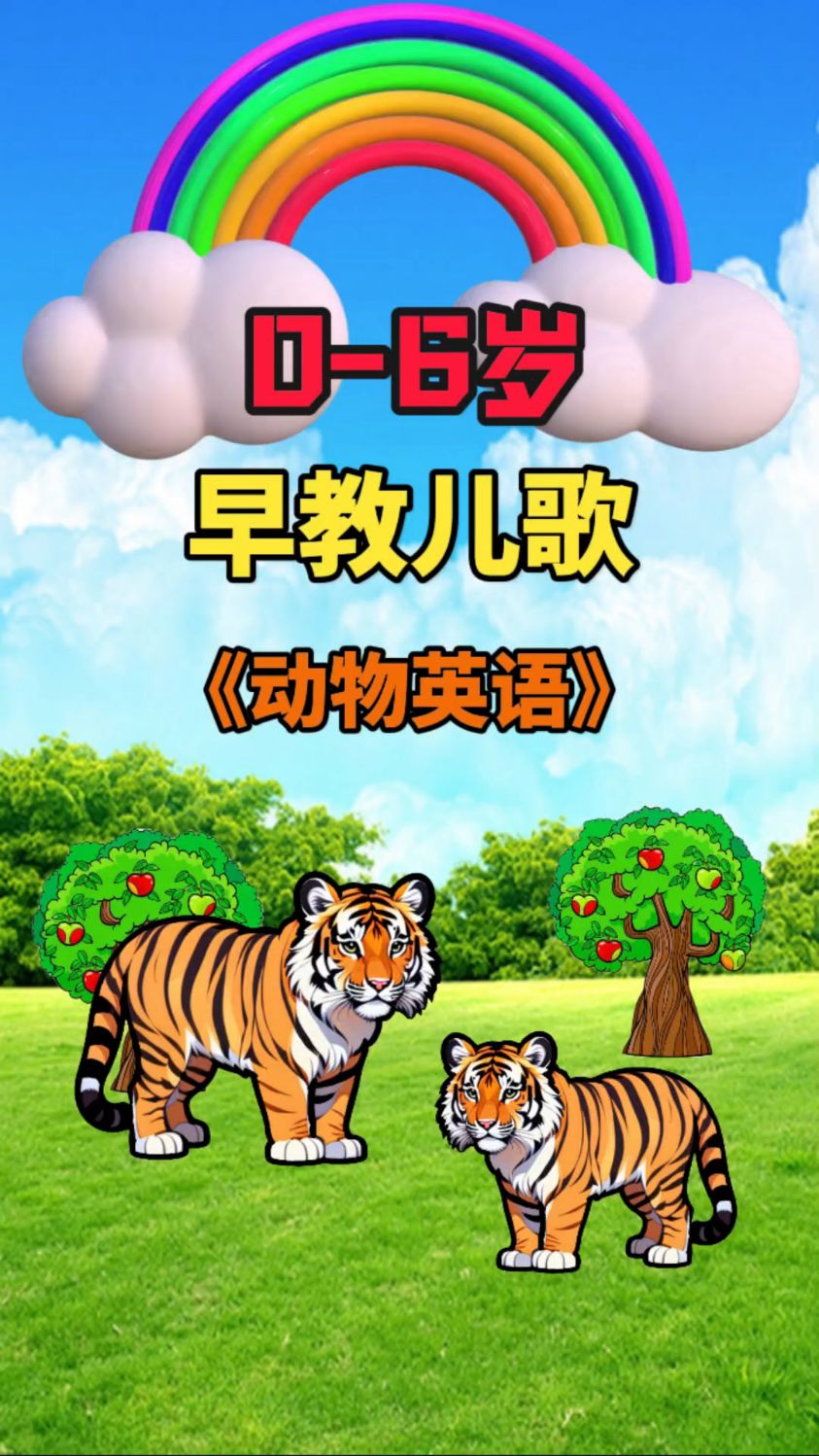 早教儿歌:动物英语