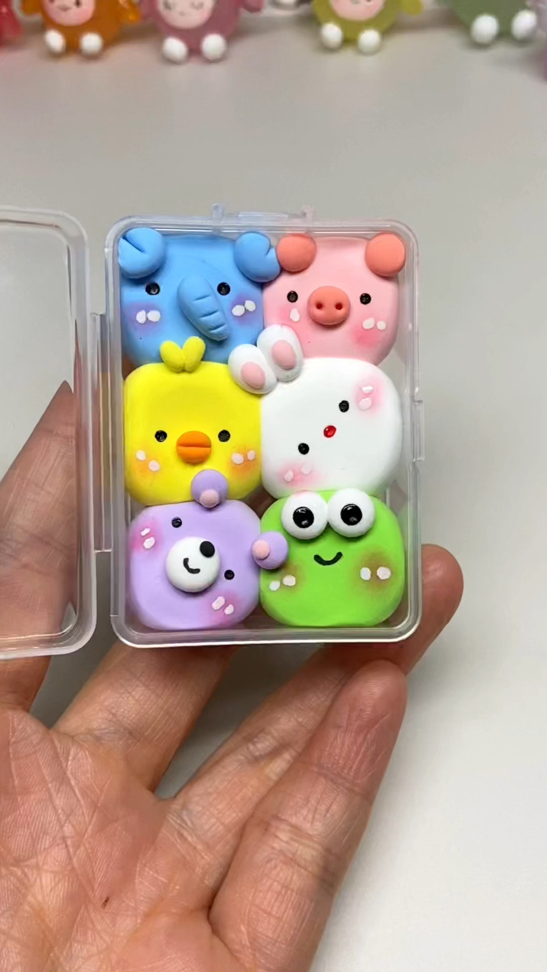 粘土动物挤挤盒子教程