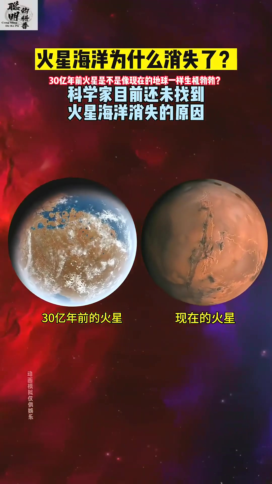 火星海洋还原图三维图图片