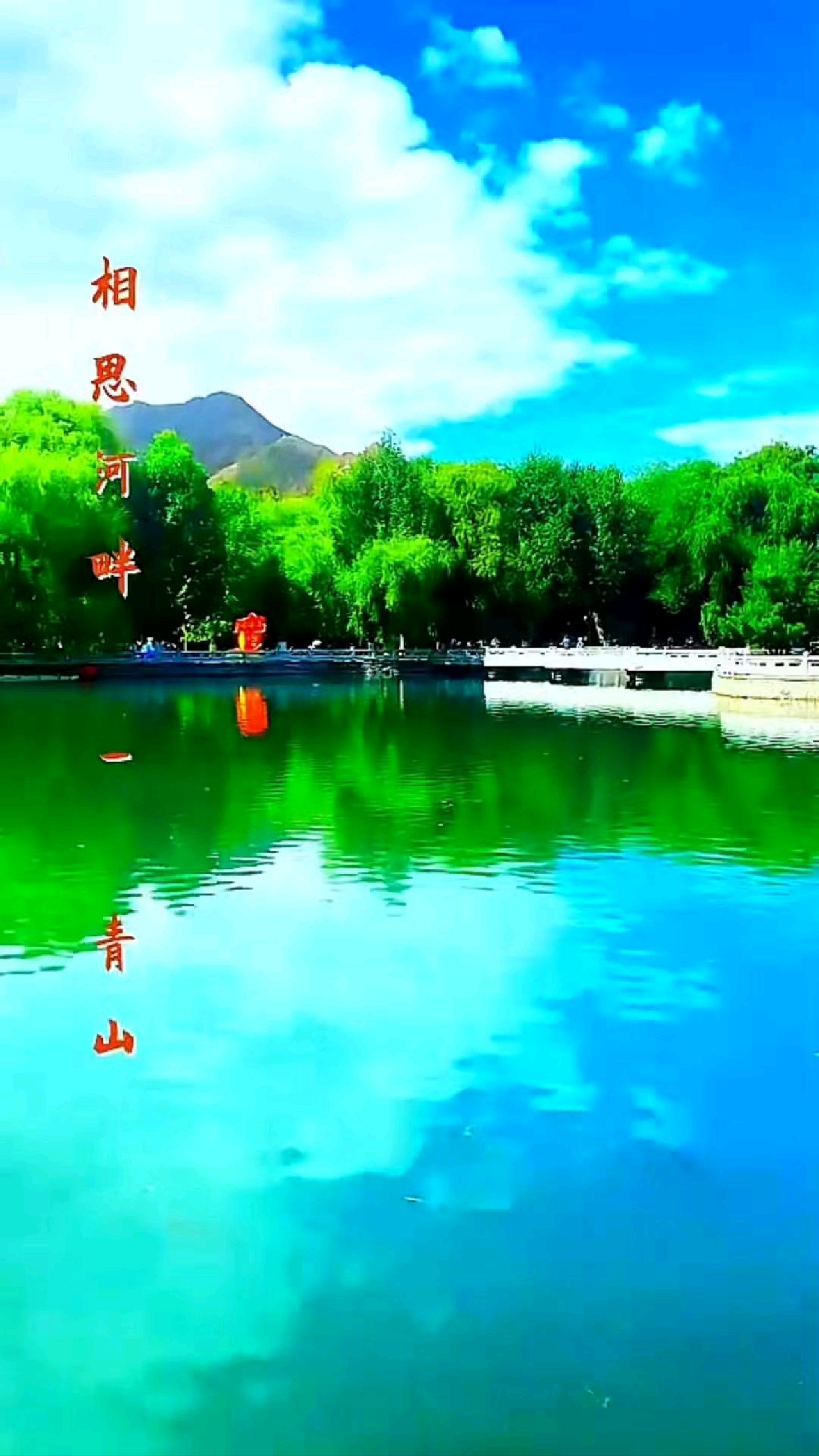 请欣赏《相思河畔》