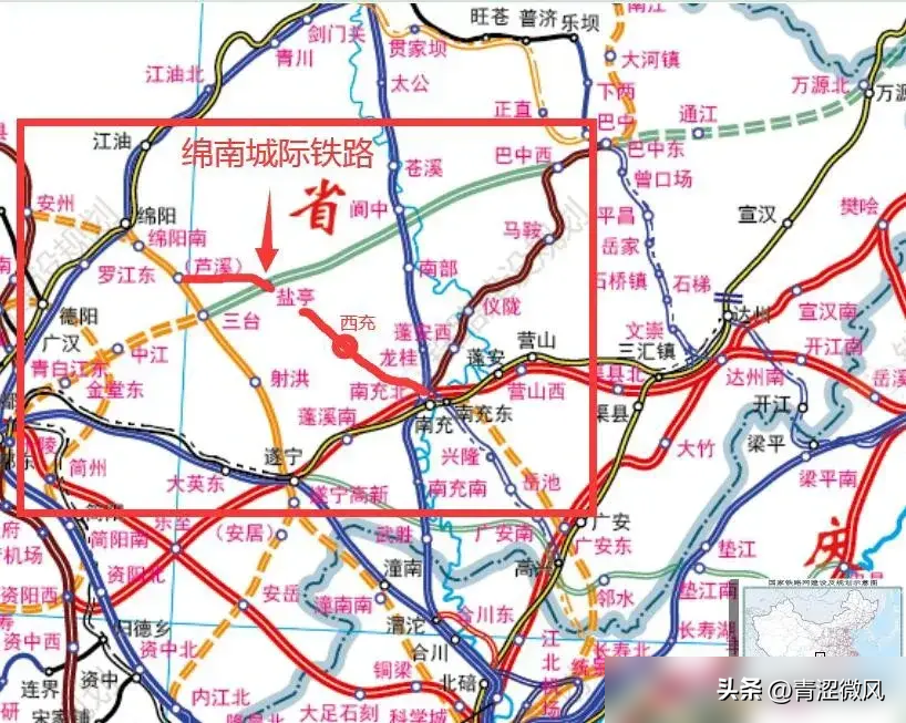 南充积极争取三条铁路的建设,将建成川东北最大铁路枢纽城市!