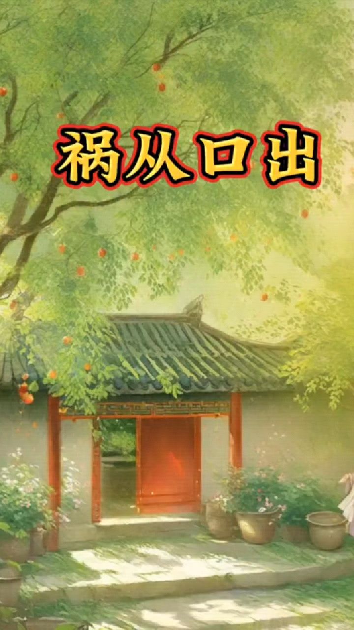 祸从口出,谨言慎行!