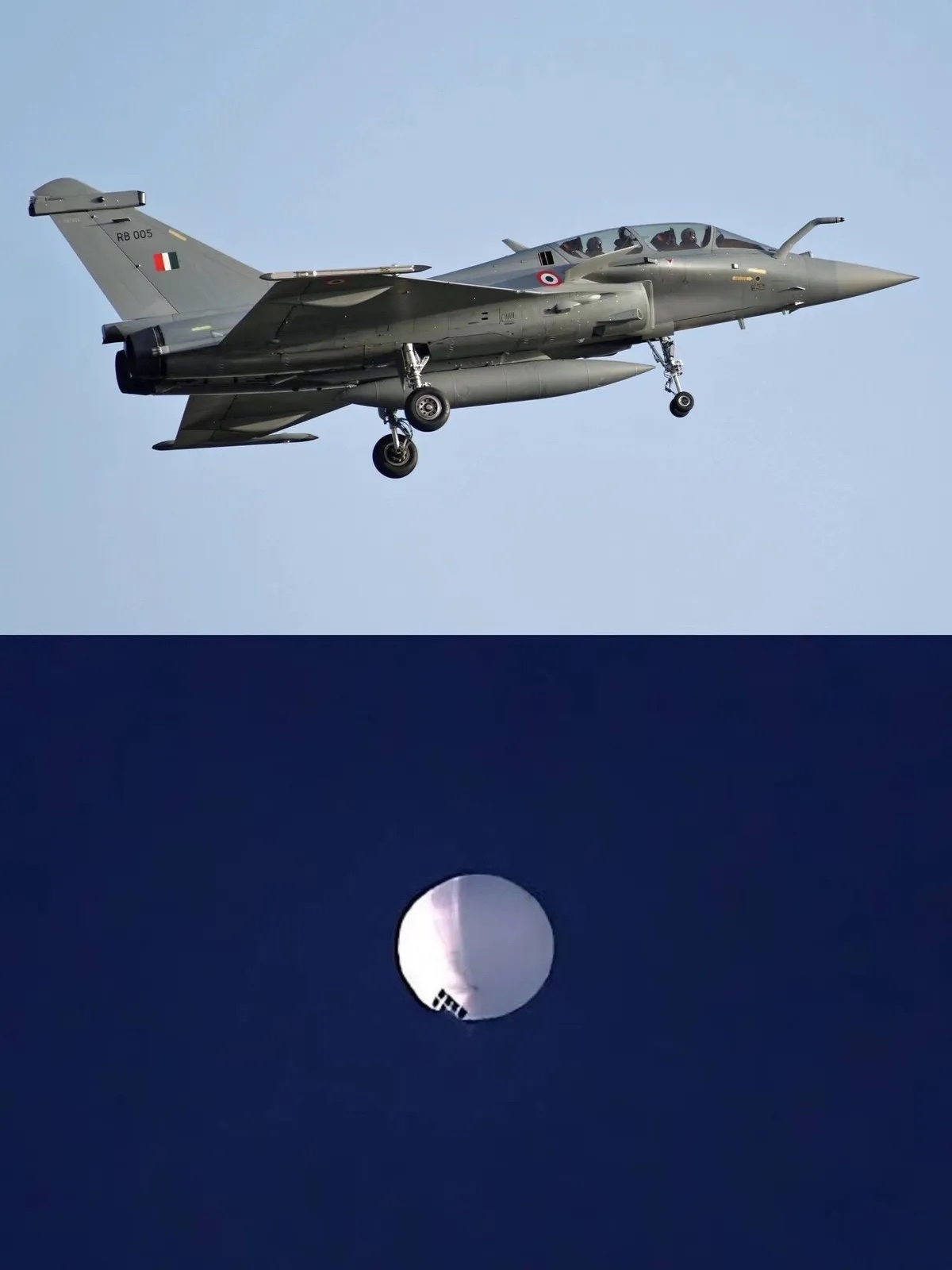 印媒:印度阵风战斗机击落"中国间谍气球"  10月6日,印度媒体ani报道称