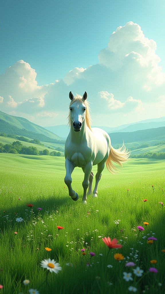 马的每一次奔腾,都是对自由的热烈追逐