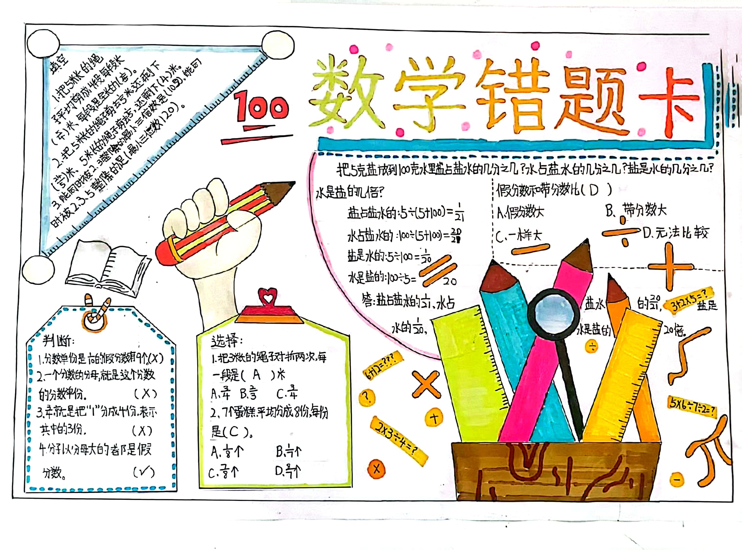 孩子花在构图和画画上的时间远远超过了分析错题的时间