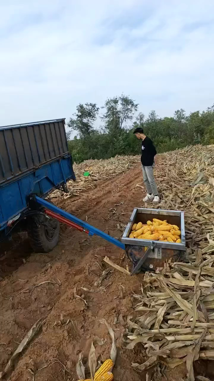 高手在民间,农村大叔自制装车神器