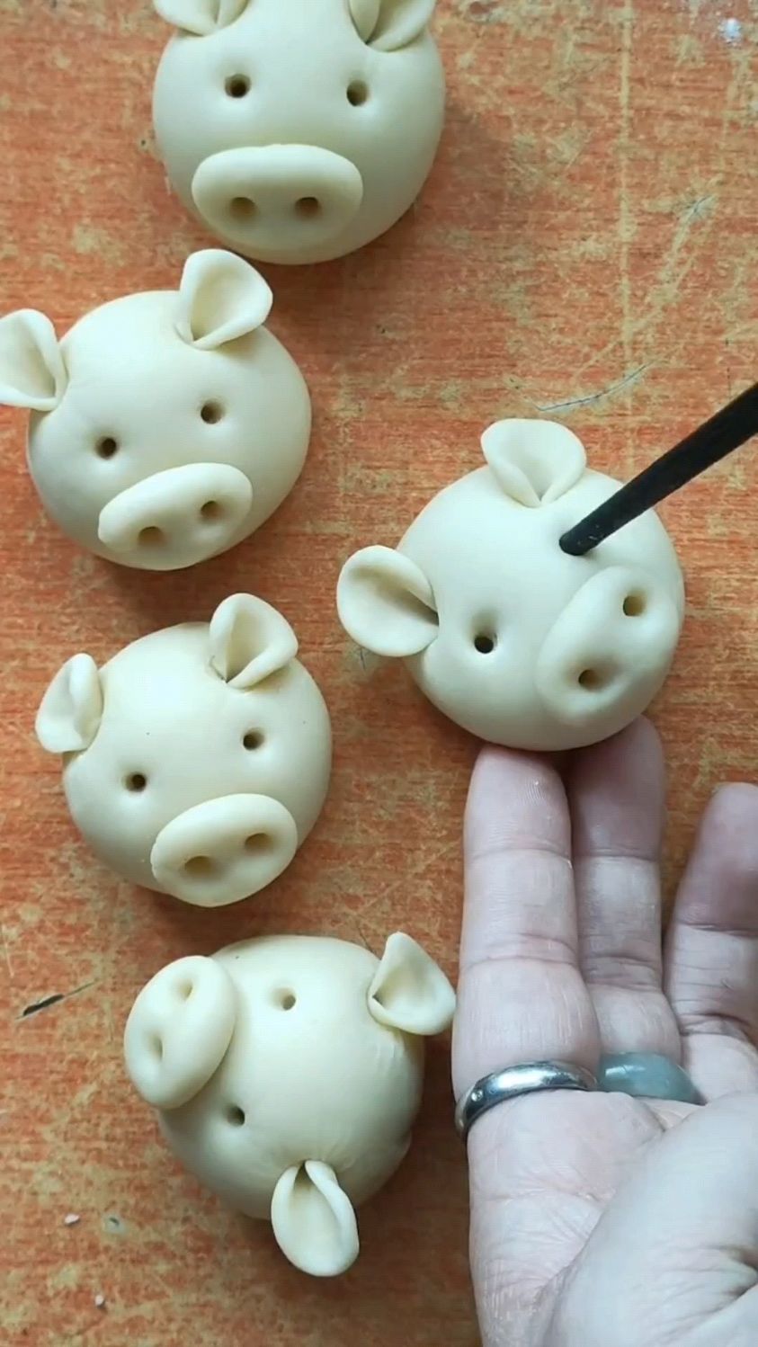 花样小猪面食制作