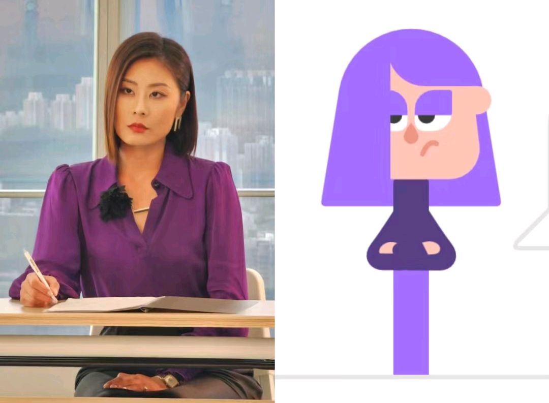 offer6网友:卜亚楠神似多邻国紫毛拽姐lily 沈律认证:的确像!