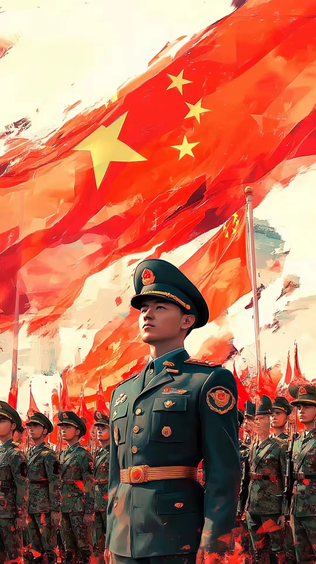 壁纸分享,铁骨铮铮,热血铸军魂