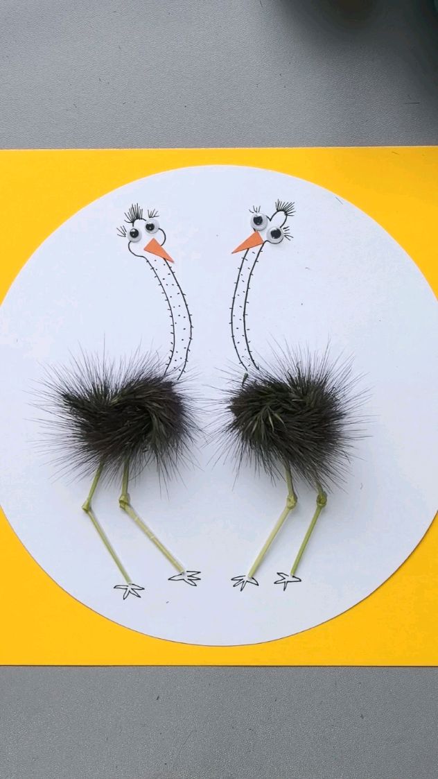 用狗尾巴草和小朋友一起来做简单有趣的儿童创意手工吧!