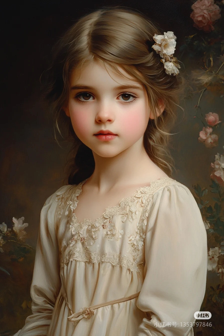 女孩肖像 人物肖像 ,古典油画 ,油画肖像 ,油画人物