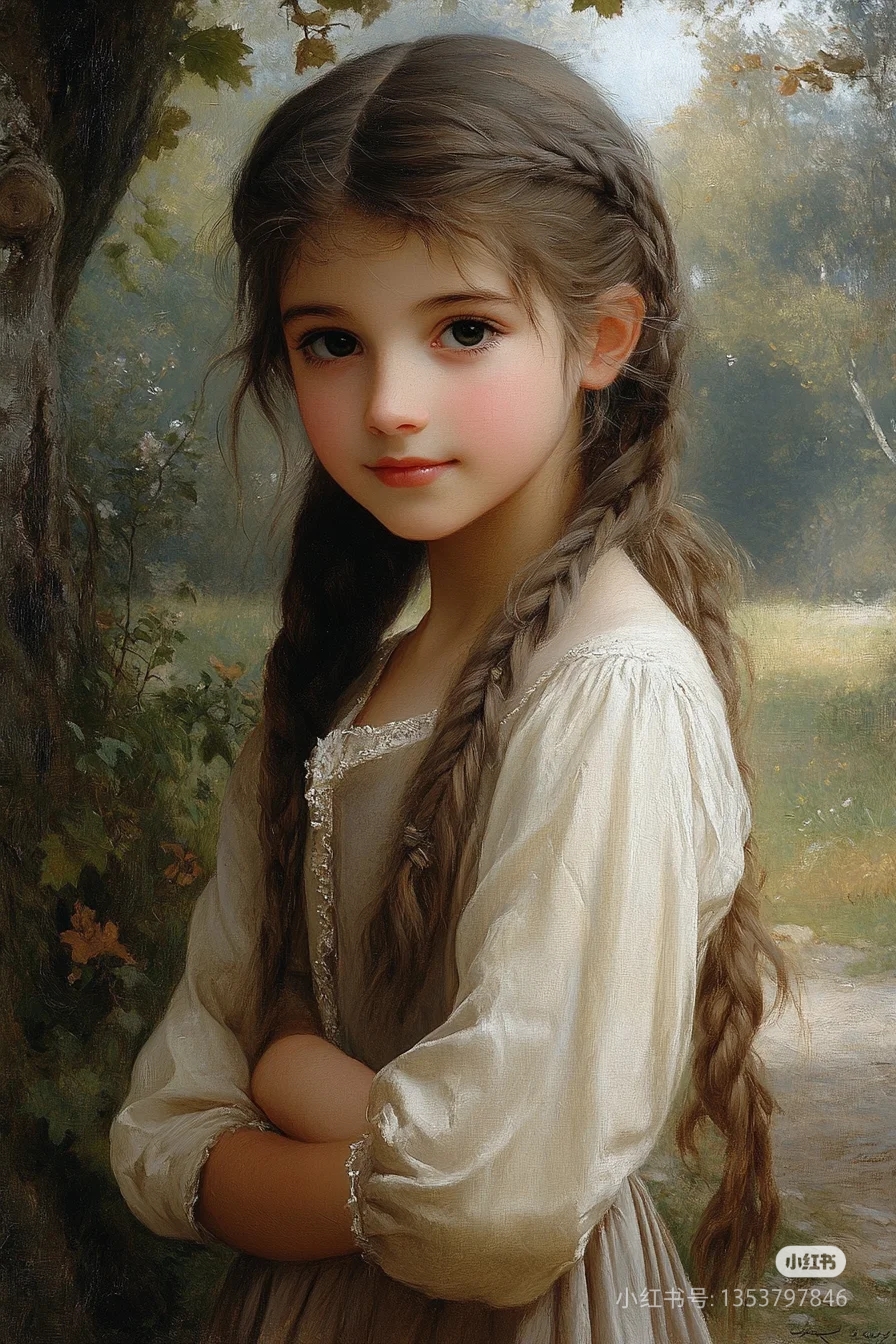 女孩肖像 人物肖像 ,古典油画 ,油画肖像 ,油画人物