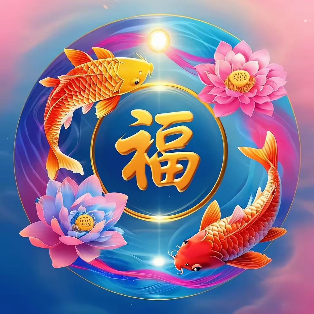 锦鲤招财头像,好运降临,招财进宝,财源广进,富贵有余