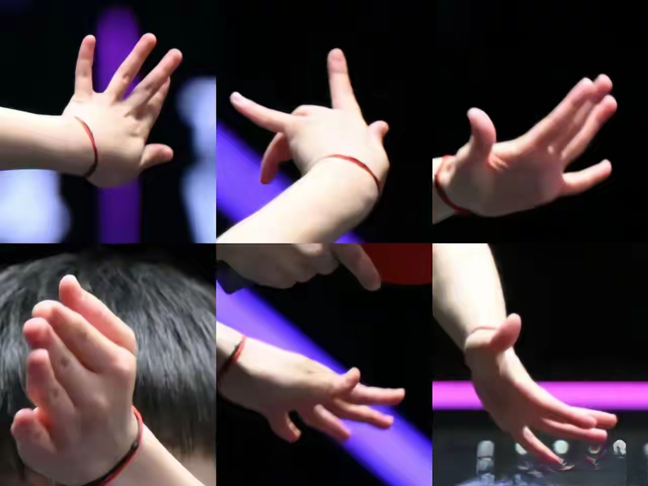 莎莎这手势也太萌了吧!你们觉得呢?