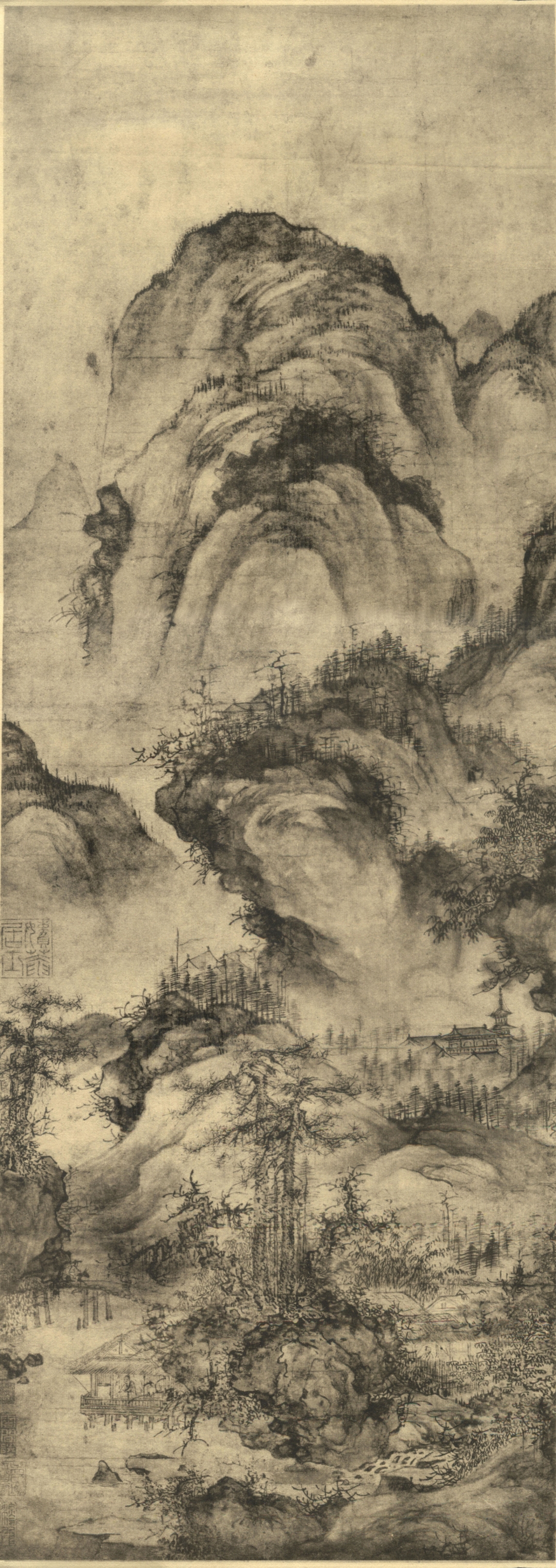 北宋郭熙山水画高清图