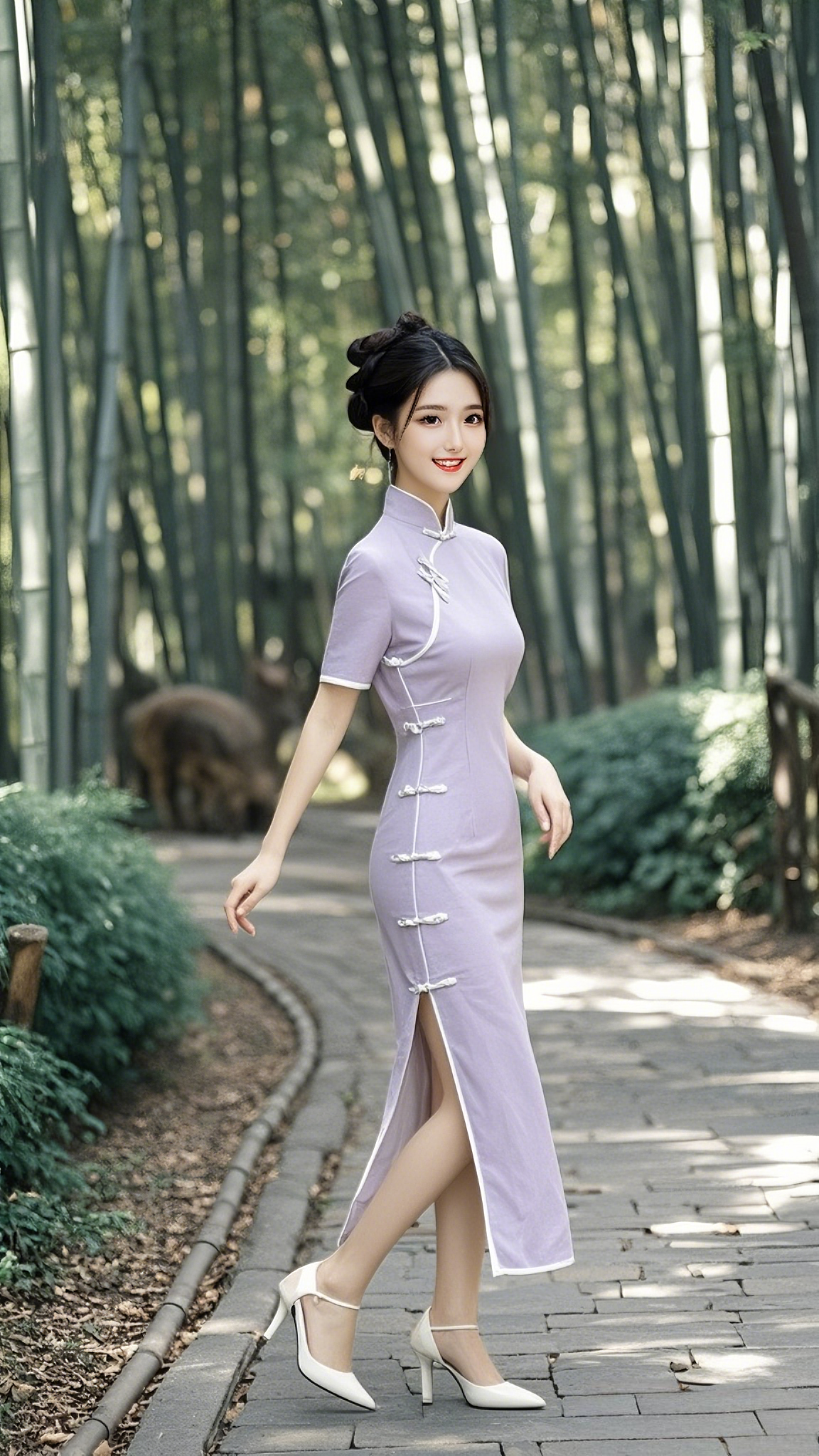 甘肃洪灾宣布会现场为罹难者默哀