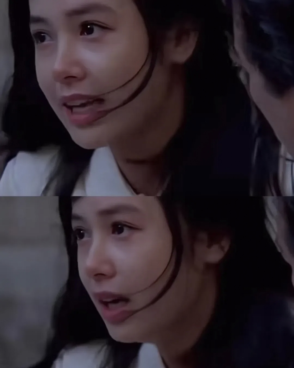 今天偶然看到蒋雯丽年轻时的照片,真的被惊艳到了