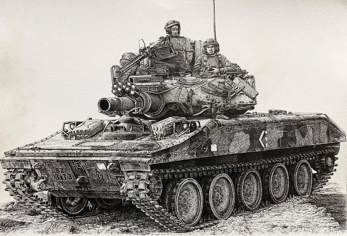 请记住怎么画坦克