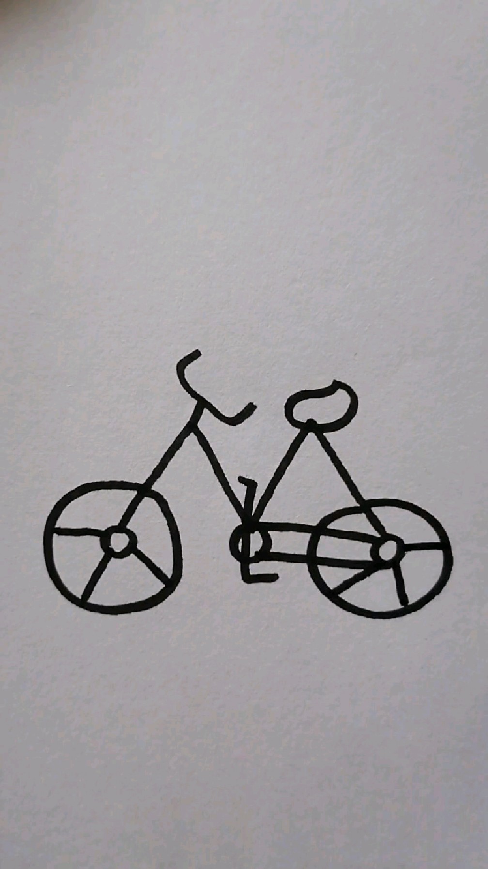 用字母m来画自行车