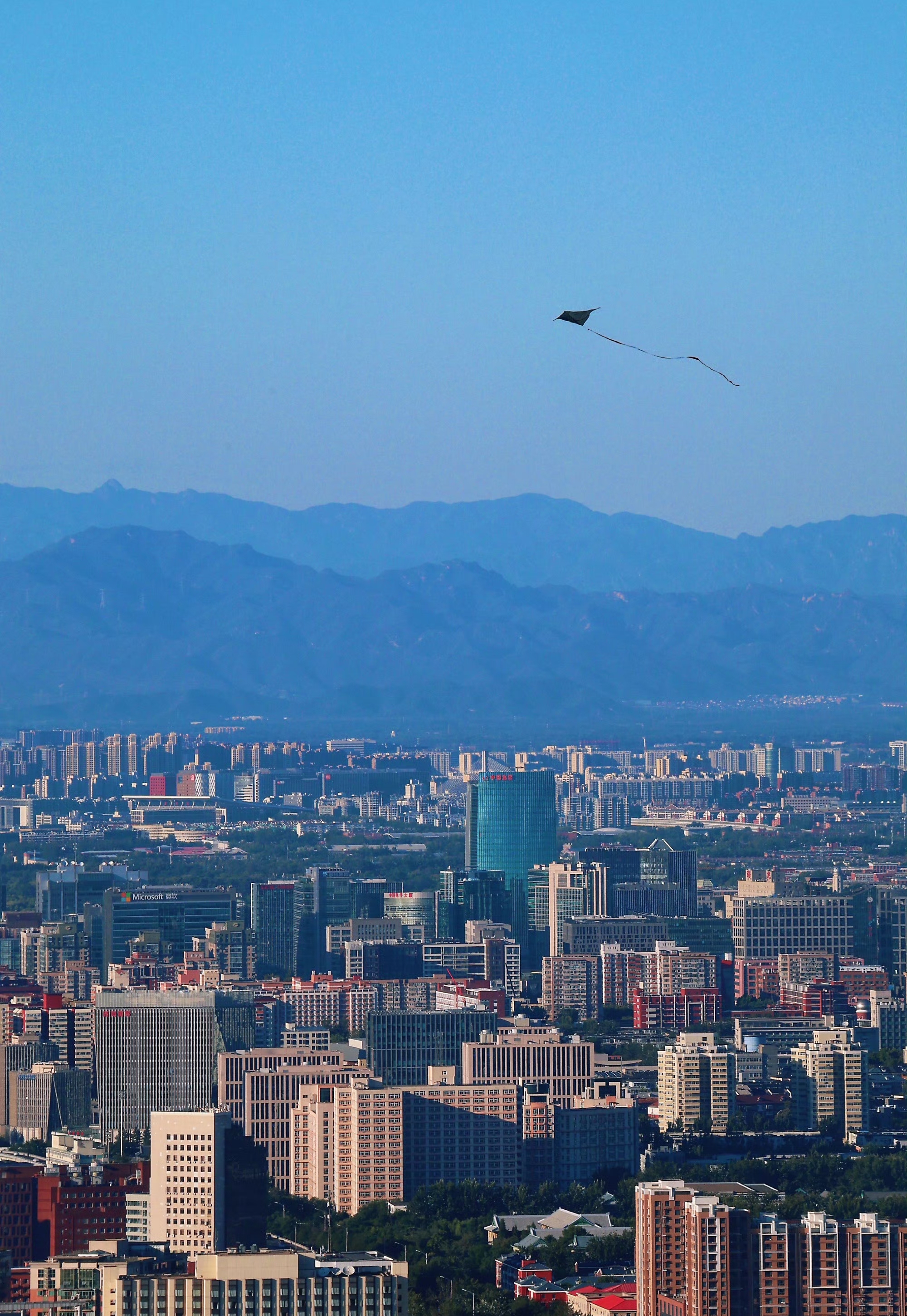 轻轻松松国庆假# 登上中央电视塔,俯瞰全景北京