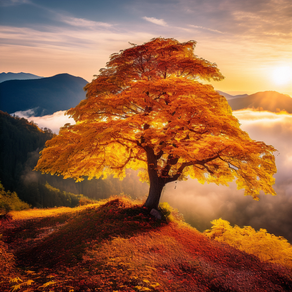 银杏树风景好漂亮