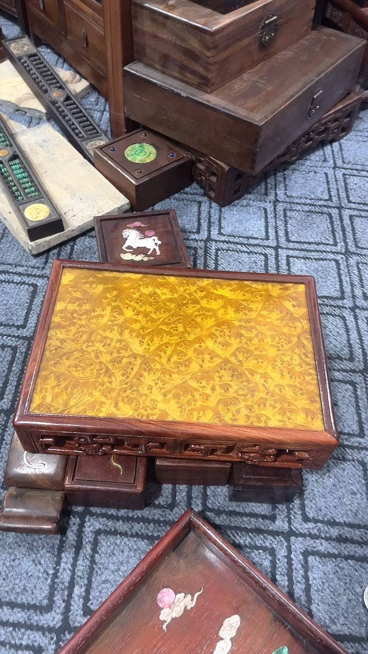 珍藏金丝楠木茶盘,茶台,一盘多用