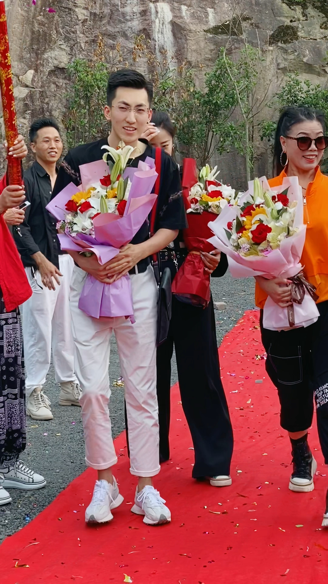 小王子果果和不不老师在义乌演出活动现场.
