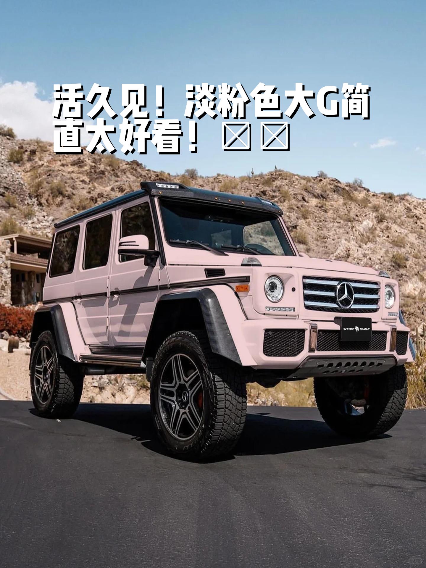 家人们 奔驰大g改成绸缎贝壳粉