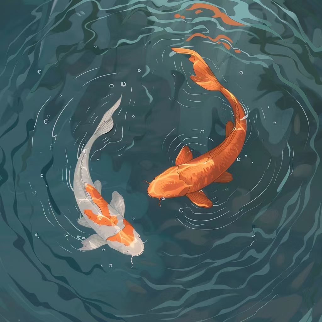 富贵有余,年年有鱼精美头像