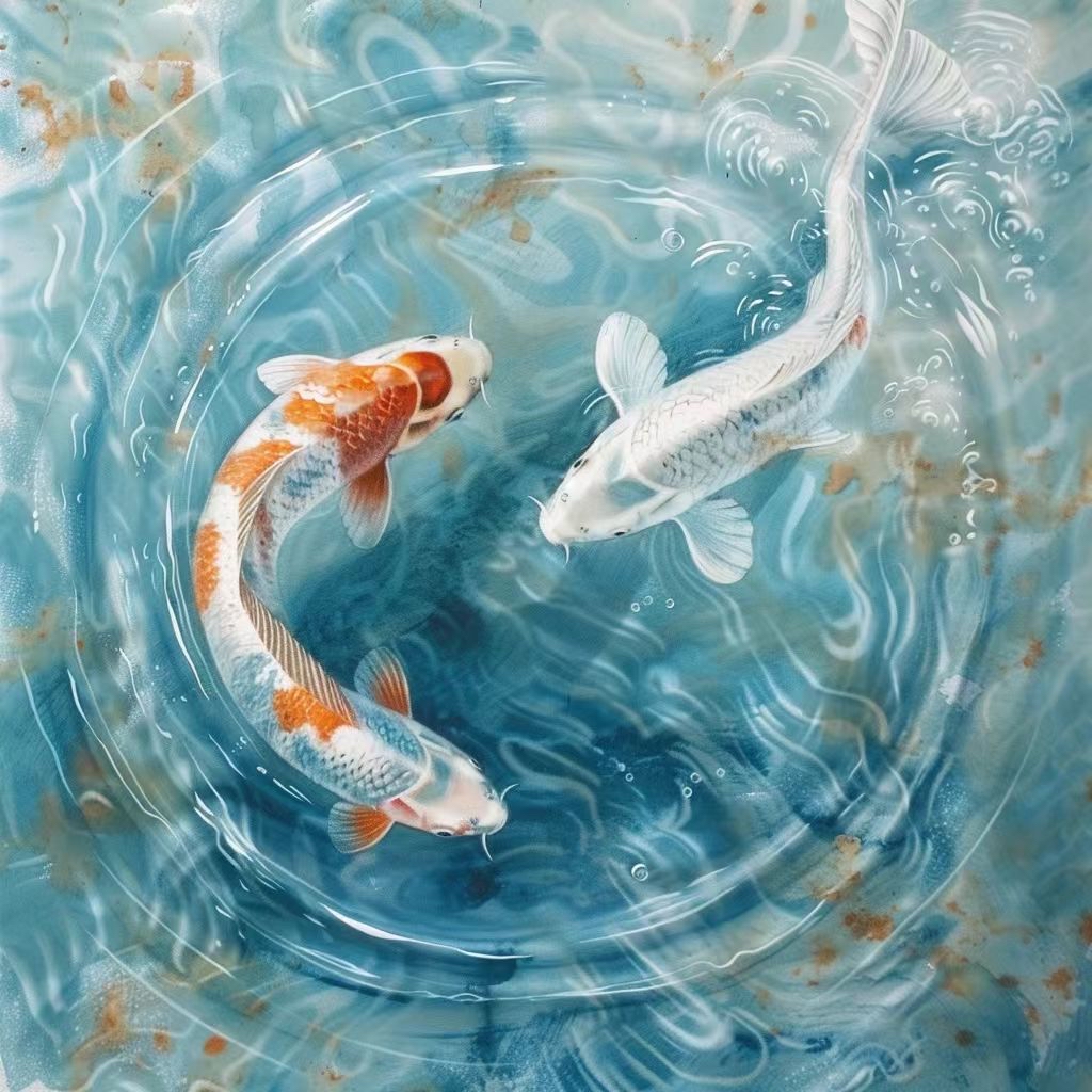 富贵有余,年年有鱼精美头像