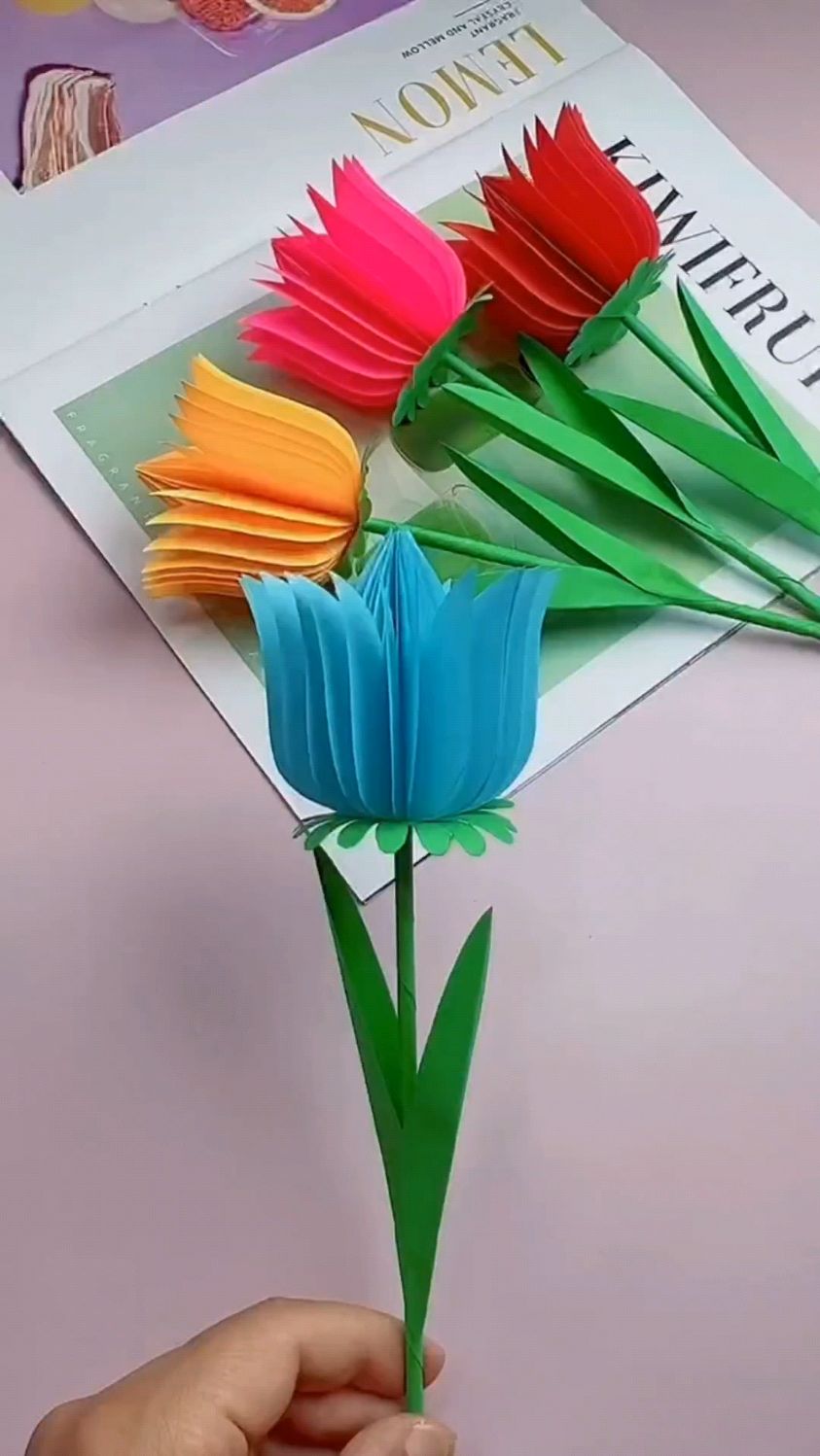 有手都能学会的手工折花朵