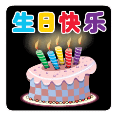 生日快乐精美动态图,高级感生日文案
