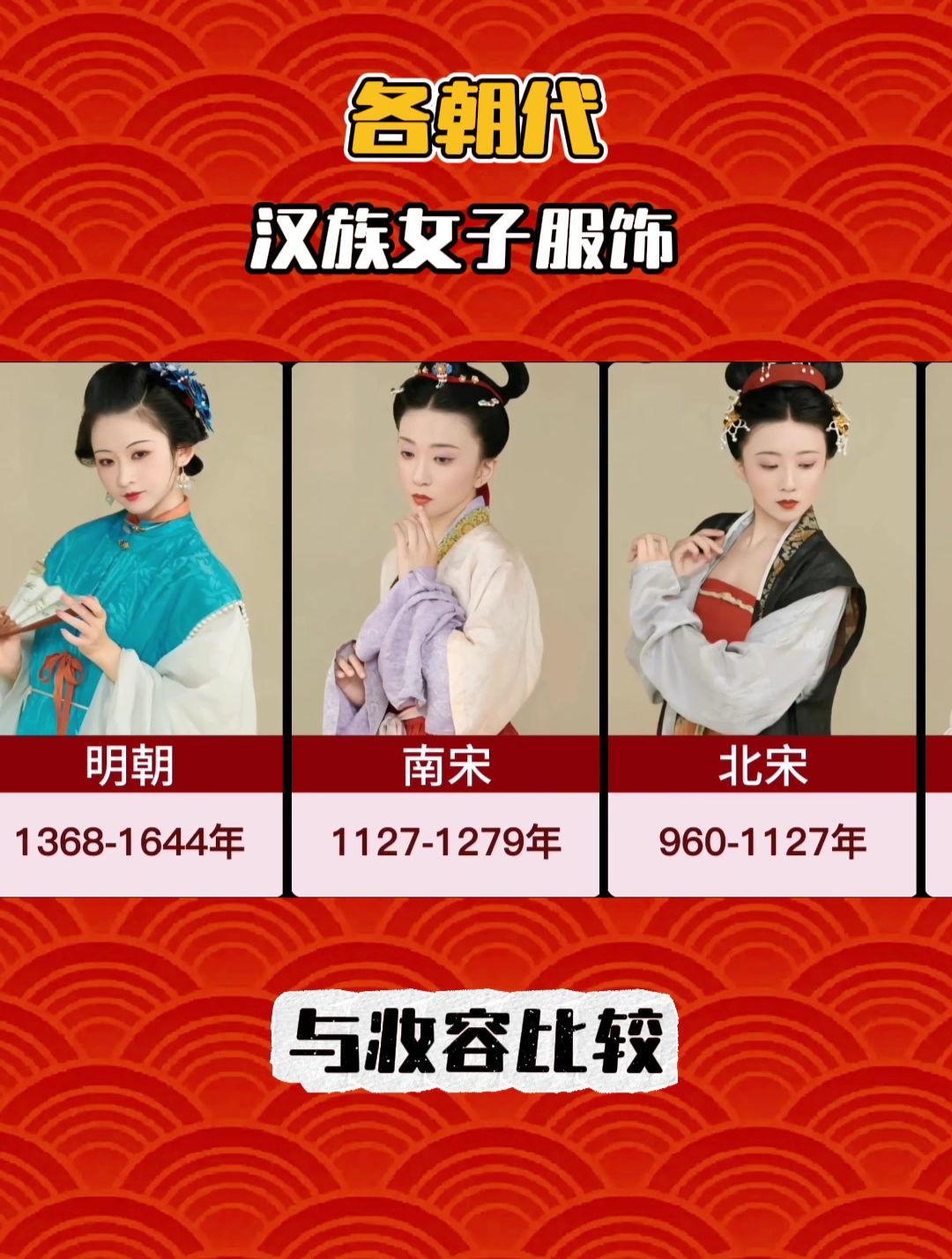 各朝代女装图片