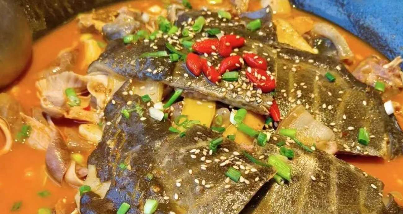 top2 铁板甲鱼汤