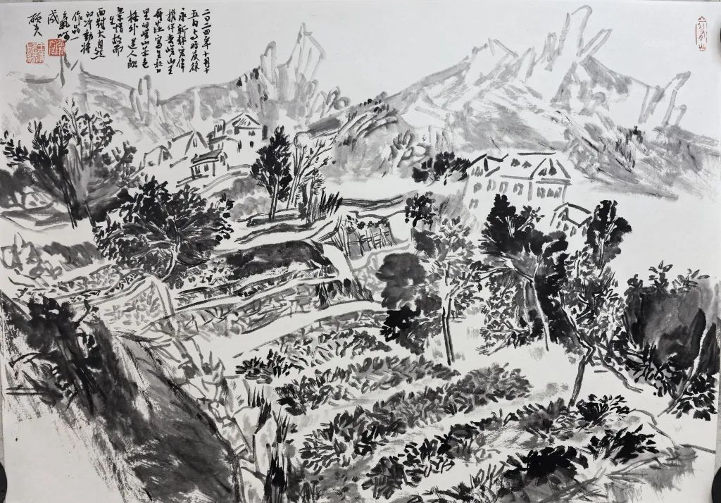 岚光霭气 翠竹青松