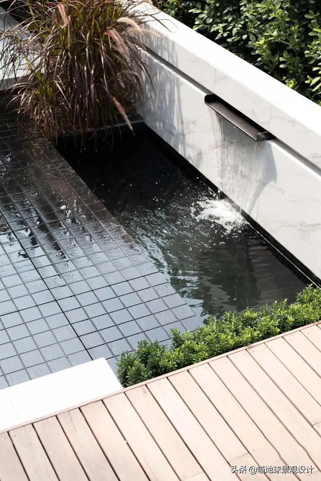 庭院景观设计:跌水景观溢水出水口设计赏析