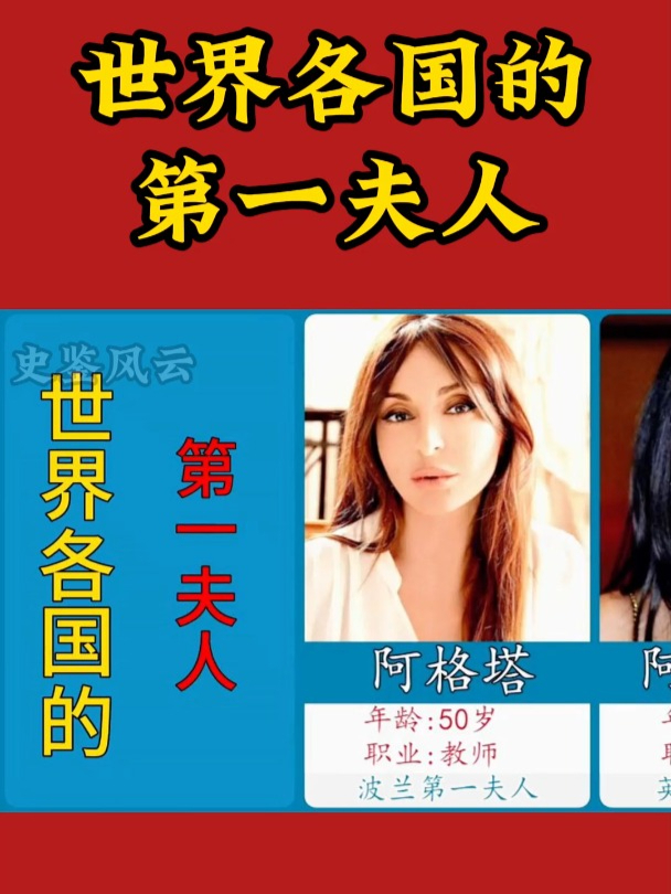 世界各国的第一夫人,你知道几位?