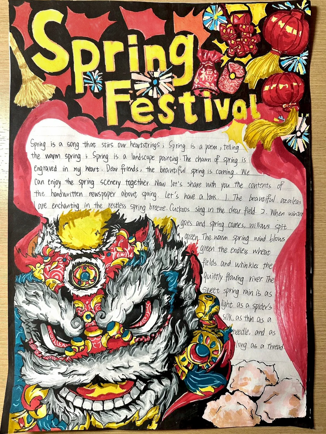 英语节日手抄报